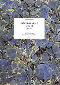 Pièces de viole - Livre III 