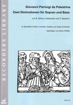 2 Diminutionen für Sopran und Bass 