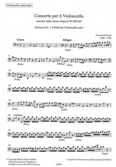 Konzert Nr. 1 d-Moll 