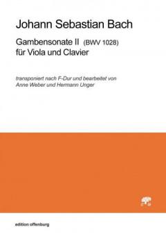Gambensonate II für Viola und Clavier BWV 1028 in F-Dur 