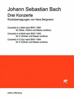 3 Konzerte (Stimmen Concerto d-Moll) 