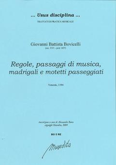 Regole, passaggi di musica, madrigali e motetti passegiati 