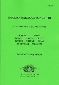 English Baroque Songs 3 