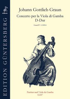 Concerto D-Dur per la Viola da gamba und Streicher- Partitur & Gamba 