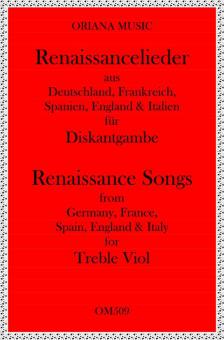 Renaissance-Lieder für 2 Diskantgamben 