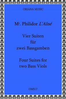 4 Suiten für zwei Bassgamben 