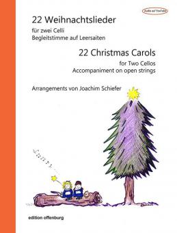 22 Weihnachtslieder für 2 Violoncelli 