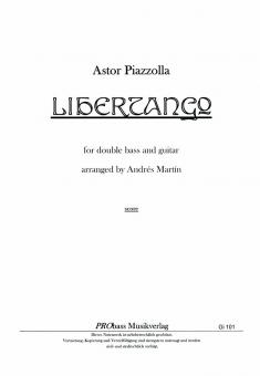 Libertango für Kontrabass und Gitarre 