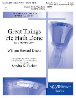 Great Things He Hath Done 