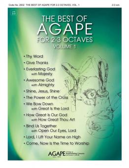 The Best Of Agape for 2-3 Octave Vol. 1 