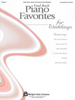 Fred Bock Piano Favorites for Weddings 