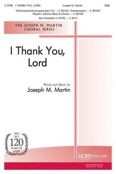 I Thank You, Lord 