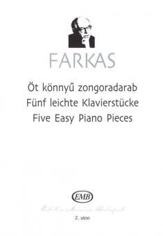 Five Easy Piano Pieces 