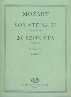 Sonata No. 20 B-flat Major, K 498 
