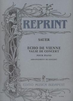 Echo de Vienne. Valse de concert 