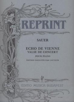 Echo de Vienne. Valse de concert 