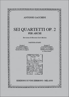 Quartetto VI in La Maggiore in Stile Di Chiesa 