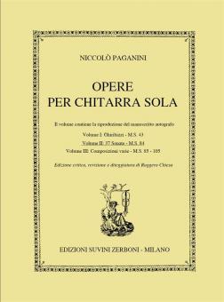 Opere per Chitarra Sola Vol. 2 