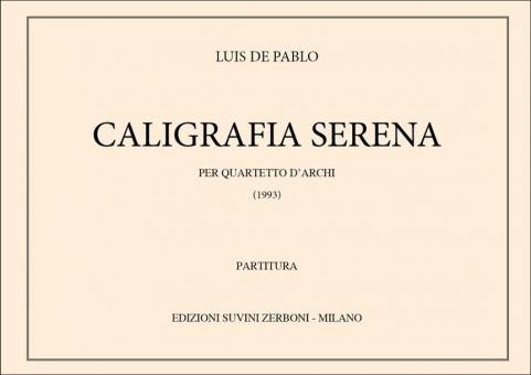 Caligrafia Serena 