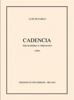 Cadencia (2004) per Marimba e Vibrafono (7 Ca.) 