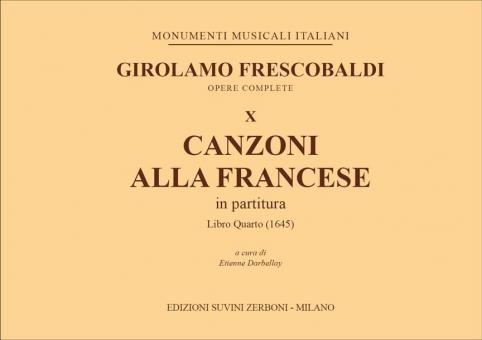 Canzoni alla francese in partitura : libro quarto 