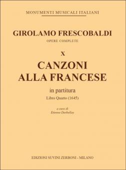 Canzoni alla francese in partitura : libro quarto 