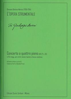 Concerto a quattro pieno (HH.27 n. 10) 