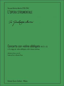 Concerto con violino obbligato (HH.27 n. 13) 