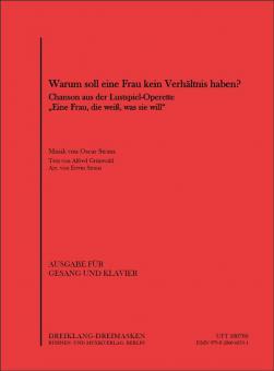 Warum soll eine Frau kein Verhältnis haben? 