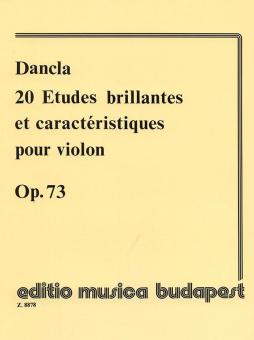 20 etudes brillantes et caracteristiques 