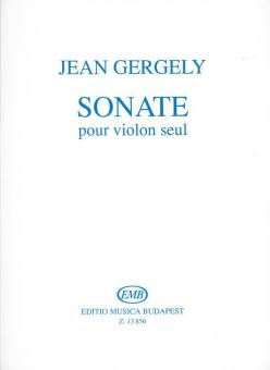 Sonate pour violon seul 