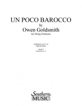 Un Poco Barocco - Partitur + Stimmensatz (8/8/5/5/5) 