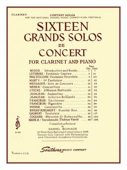 16 Grand Solos De Concert 