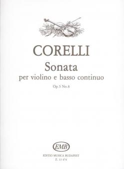 Sonata per violino e basso continuo op. 5 Nr. 8 
