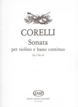 Sonata per violino e basso continuo op. 5 Nr. 10 