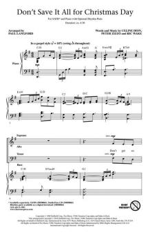 Don't Save It All for Christmas Day 