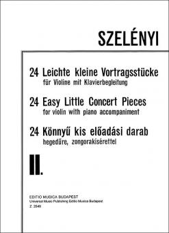 24 leichte kleine Vortragsstücke 2 