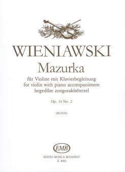 Mazurka Op. 19 No. 2 