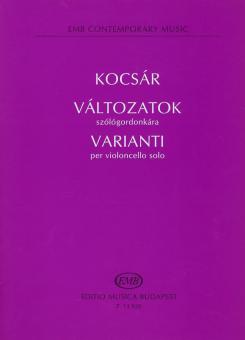 Varianti per violoncello solo 