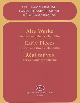 Early Pieces For Two And Three Violoncellos 