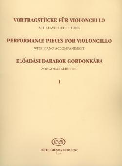 Performance Pieces For Violoncello And Piano 1 