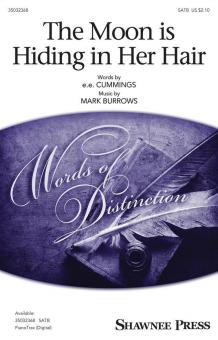 The moon is hiding in her hair 