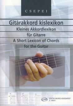 A Short Lexicon Of Chords For Guitar 