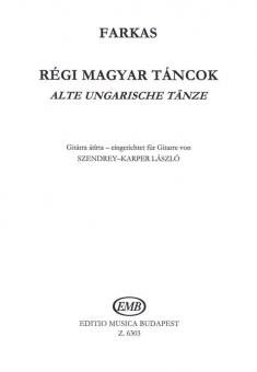 Early Hungarian Dances From The 17th century 