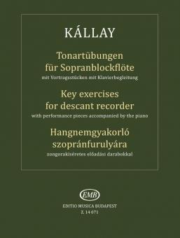 Tonartübungen für Sopranblockflöte 