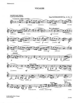 Vocalise op. 34, Nr. 14 