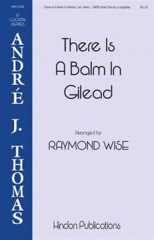 There Is a Balm in Gilead 