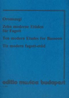 10 Modern Etudes For Bassoon 