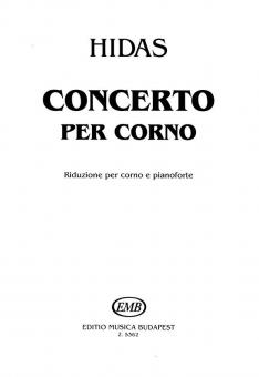 Concerto per Corno (Hornkonzert) 