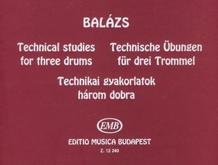 Technical Studies 1 For Three Drums 
